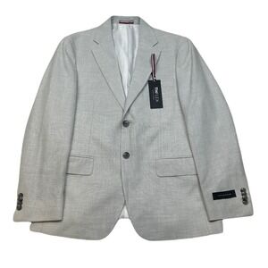 Tommy Hilfiger Sport Coat Mens 38S 38 Grey Patterned‎ Stretch $295